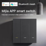MIJIA Bluetooth MESH Smart Light Switch, Smart Hub Required, Signal voice control Timer & Schedulete, Alexa&Google Home&Siri&Home Assignment, Needs Neutral Wire
