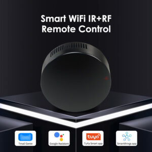 Smart IR RF Remote Control,Tuya WiFi Infrared Remote Control for TV DVD Air Conditioner and RF appliances Roller Blinds ect,Compatible with Alexa, Google Home, No Hub Required