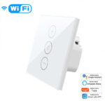 Tuya wifi smart dimmer switch, Needs Neutral Wire, 2.4GHz Wi-Fi Light Switch Works with alexa voice control, European standard, No Hub Required