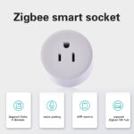 US standard Smart Plug,Tuya Zigbee 3.0 Smart Plugs Outlet Mini Remote Voice Control Compatible with Alexa and SmartThings Hub, Smart Hub Required