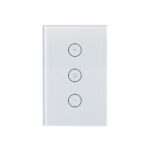 Tuya APP 2.4GHz WiFi Dimmer Light Switch for LED, CFL, Incandescent Bulbs, Works with Alexa and Google Home, Neutral Wire Required, US standard, No Hub Required