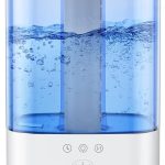 Maxcio 3.5 L Humidifier Children's Room, Top-Fill Ultrasonic RGB Night Light Humidifier, BPA-Free Aroma Diffuser, 360° Steam Nozzles, Running Time up to 40 Hours, 28 dB Super Quiet for Bedroom Plants