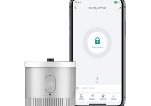US Version】 MOES Bluetooth Smart Door Lock Bank-grade AES128 Bit and TLS Encryption Bluetooth Sensor APP Remote Unlocking Scene Linkage