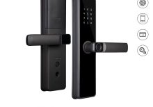 WiFi Smart Door Lock Fingerprint Remote Unlock Antihijack Tamper Alarm Multiple Unlocking