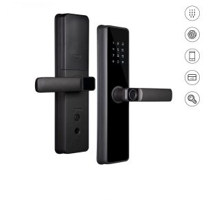 WiFi Smart Door Lock Fingerprint Remote Unlock Antihijack Tamper Alarm Multiple Unlocking